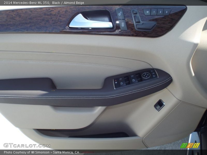 Black / Almond Beige 2014 Mercedes-Benz ML 350