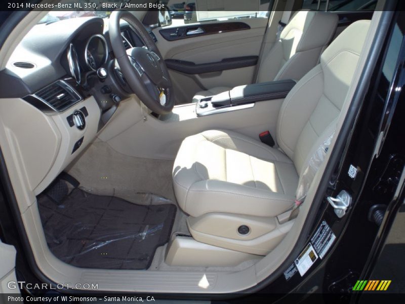 Black / Almond Beige 2014 Mercedes-Benz ML 350