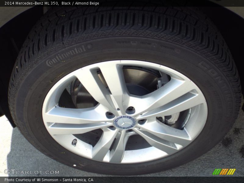 Black / Almond Beige 2014 Mercedes-Benz ML 350