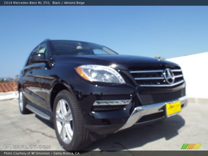 Black / Almond Beige 2014 Mercedes-Benz ML 350