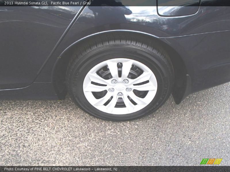 Pacific Blue Pearl / Gray 2013 Hyundai Sonata GLS