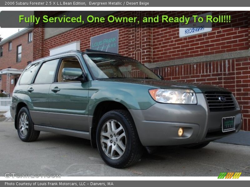 Evergreen Metallic / Desert Beige 2006 Subaru Forester 2.5 X L.L.Bean Edition