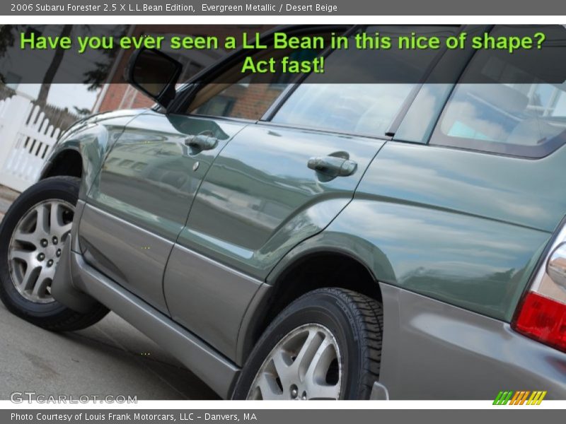 Evergreen Metallic / Desert Beige 2006 Subaru Forester 2.5 X L.L.Bean Edition