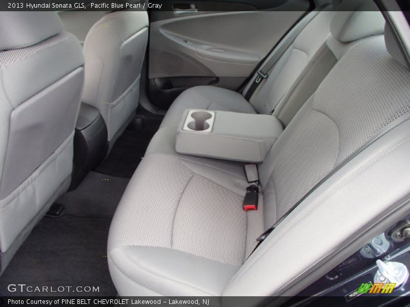 Pacific Blue Pearl / Gray 2013 Hyundai Sonata GLS