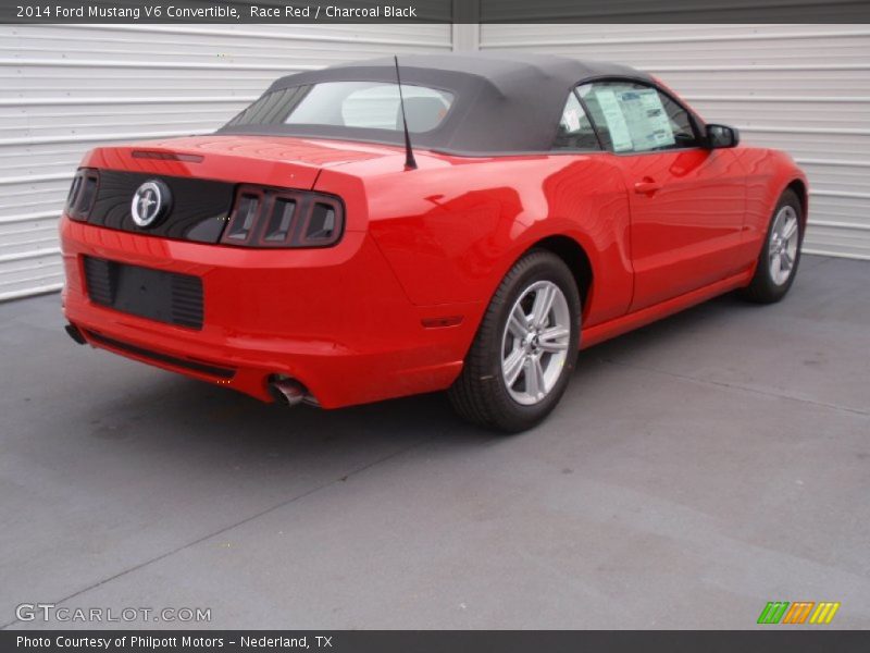 Race Red / Charcoal Black 2014 Ford Mustang V6 Convertible