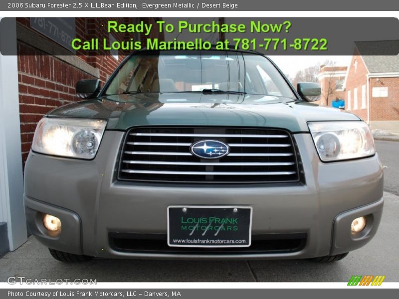 Evergreen Metallic / Desert Beige 2006 Subaru Forester 2.5 X L.L.Bean Edition