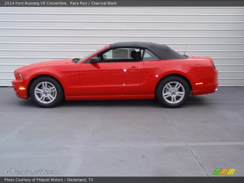 Race Red / Charcoal Black 2014 Ford Mustang V6 Convertible
