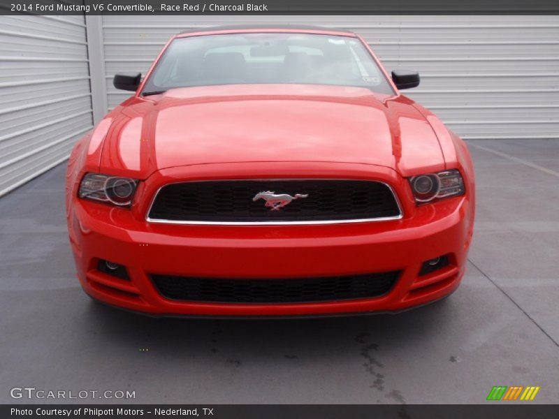 Race Red / Charcoal Black 2014 Ford Mustang V6 Convertible