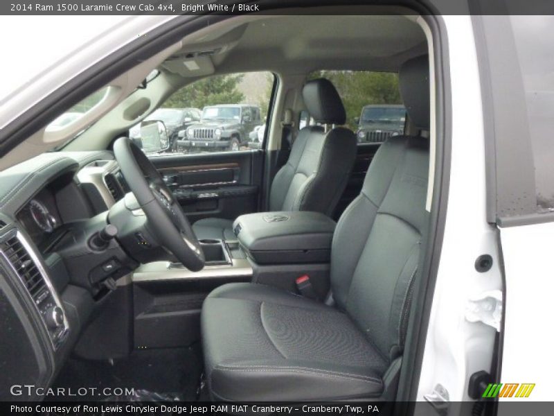 Front Seat of 2014 1500 Laramie Crew Cab 4x4