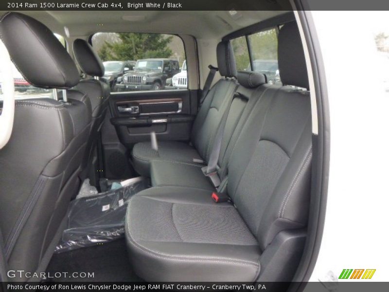 Rear Seat of 2014 1500 Laramie Crew Cab 4x4