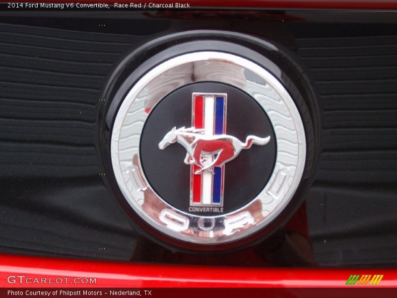 Race Red / Charcoal Black 2014 Ford Mustang V6 Convertible