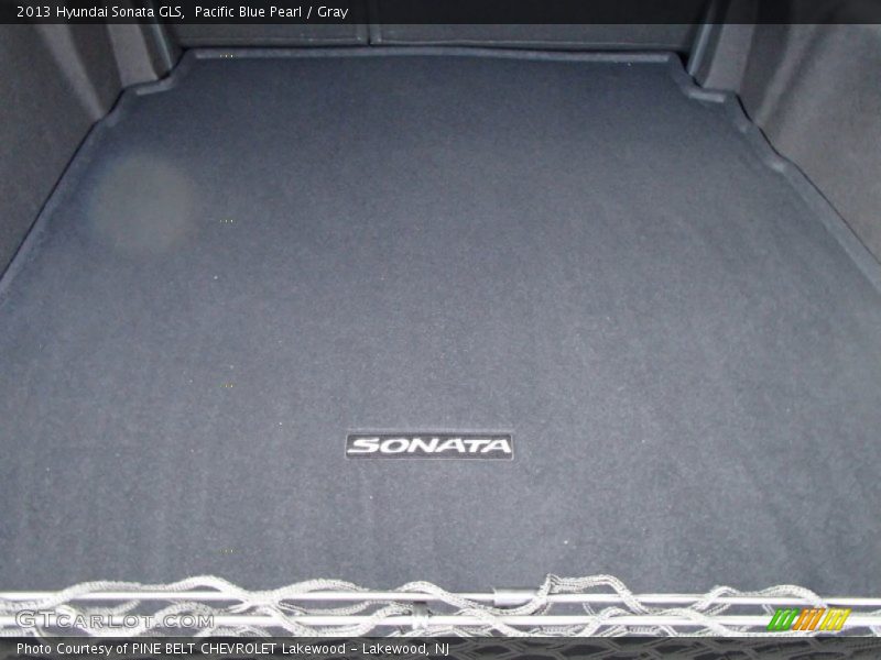 Pacific Blue Pearl / Gray 2013 Hyundai Sonata GLS