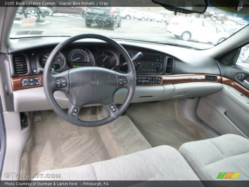 Glacier Blue Metallic / Gray 2005 Buick LeSabre Custom