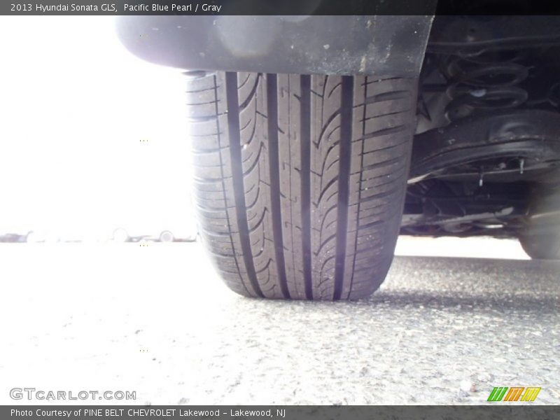 Pacific Blue Pearl / Gray 2013 Hyundai Sonata GLS