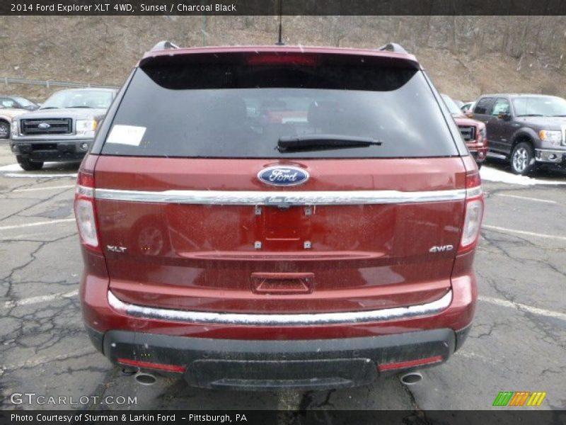 Sunset / Charcoal Black 2014 Ford Explorer XLT 4WD
