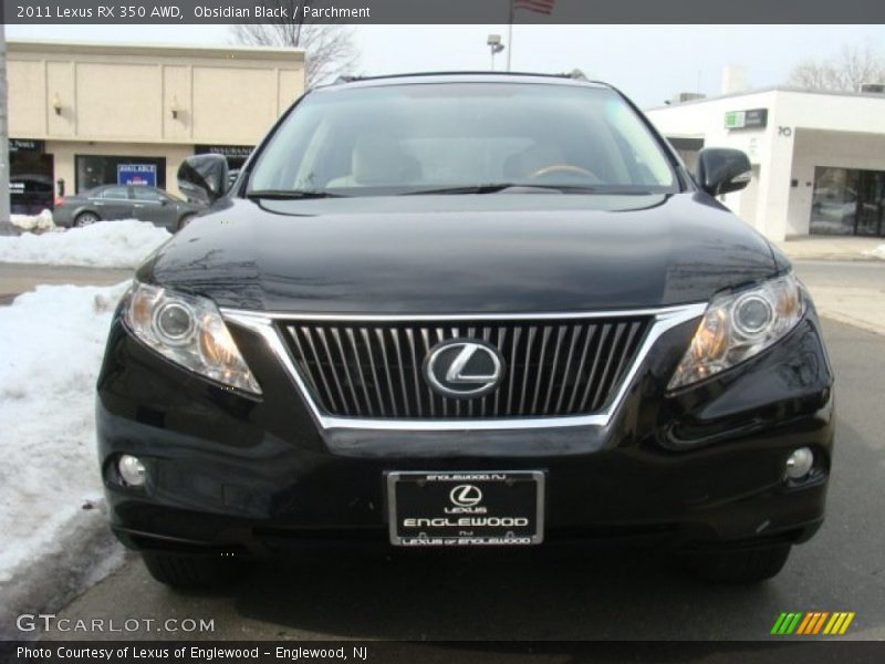 Obsidian Black / Parchment 2011 Lexus RX 350 AWD