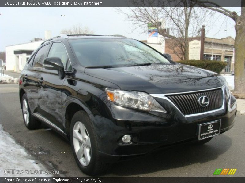 Obsidian Black / Parchment 2011 Lexus RX 350 AWD