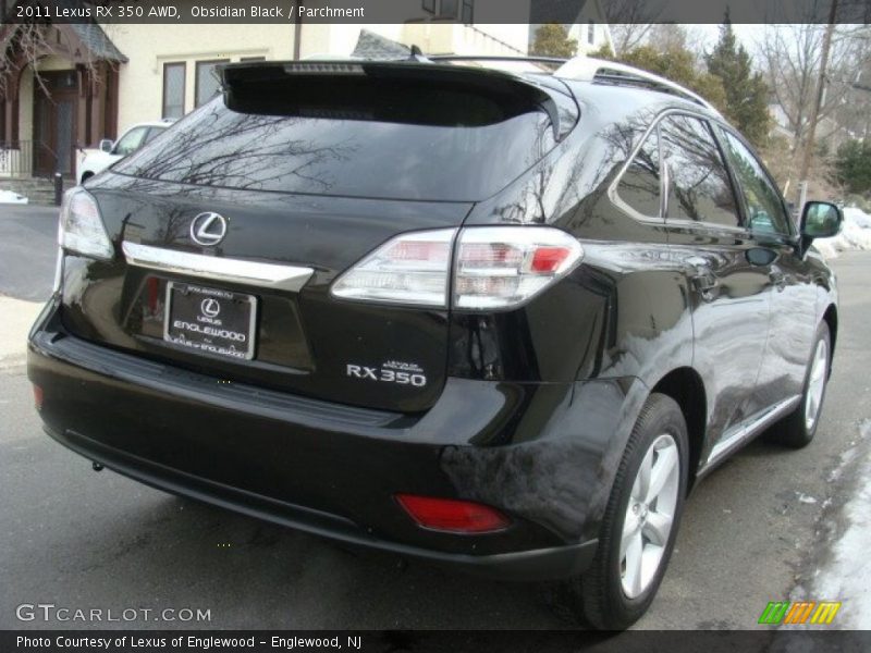 Obsidian Black / Parchment 2011 Lexus RX 350 AWD