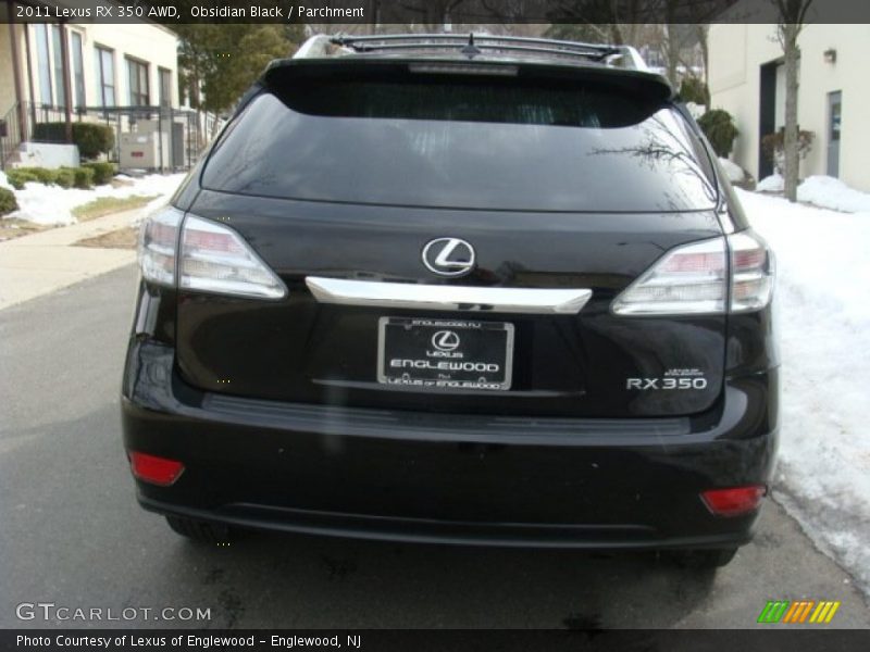 Obsidian Black / Parchment 2011 Lexus RX 350 AWD