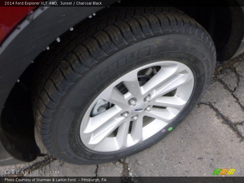 Sunset / Charcoal Black 2014 Ford Explorer XLT 4WD