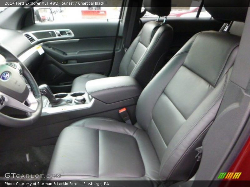 Sunset / Charcoal Black 2014 Ford Explorer XLT 4WD