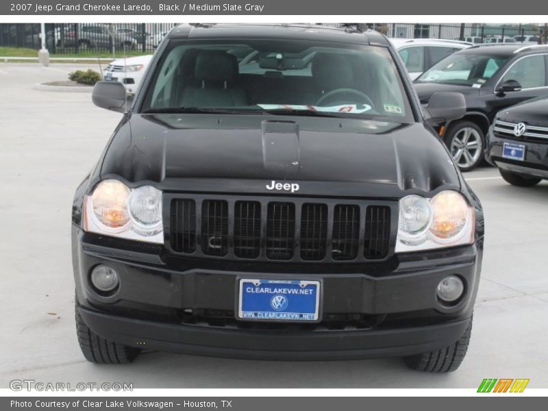Black / Medium Slate Gray 2007 Jeep Grand Cherokee Laredo