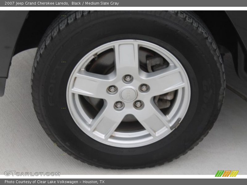 Black / Medium Slate Gray 2007 Jeep Grand Cherokee Laredo
