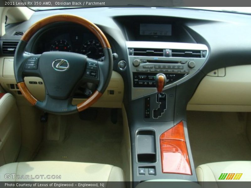 Obsidian Black / Parchment 2011 Lexus RX 350 AWD