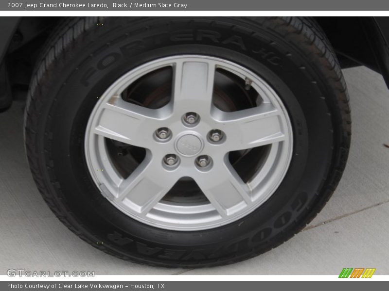 Black / Medium Slate Gray 2007 Jeep Grand Cherokee Laredo