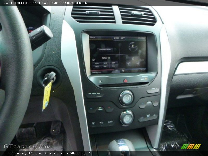 Sunset / Charcoal Black 2014 Ford Explorer XLT 4WD