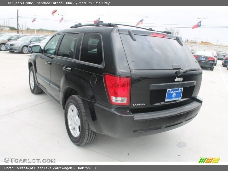Black / Medium Slate Gray 2007 Jeep Grand Cherokee Laredo