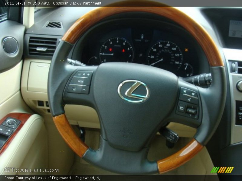Obsidian Black / Parchment 2011 Lexus RX 350 AWD