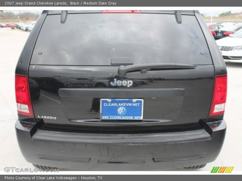 Black / Medium Slate Gray 2007 Jeep Grand Cherokee Laredo