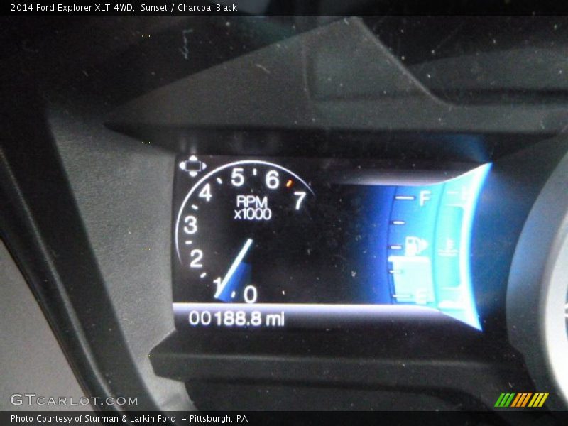 Sunset / Charcoal Black 2014 Ford Explorer XLT 4WD