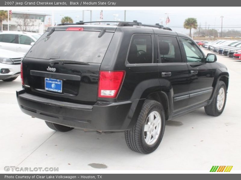 Black / Medium Slate Gray 2007 Jeep Grand Cherokee Laredo