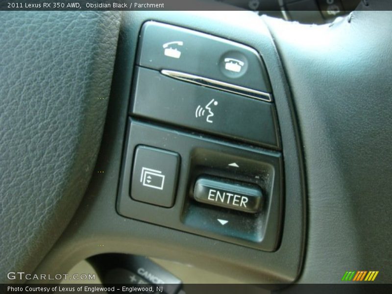 Obsidian Black / Parchment 2011 Lexus RX 350 AWD