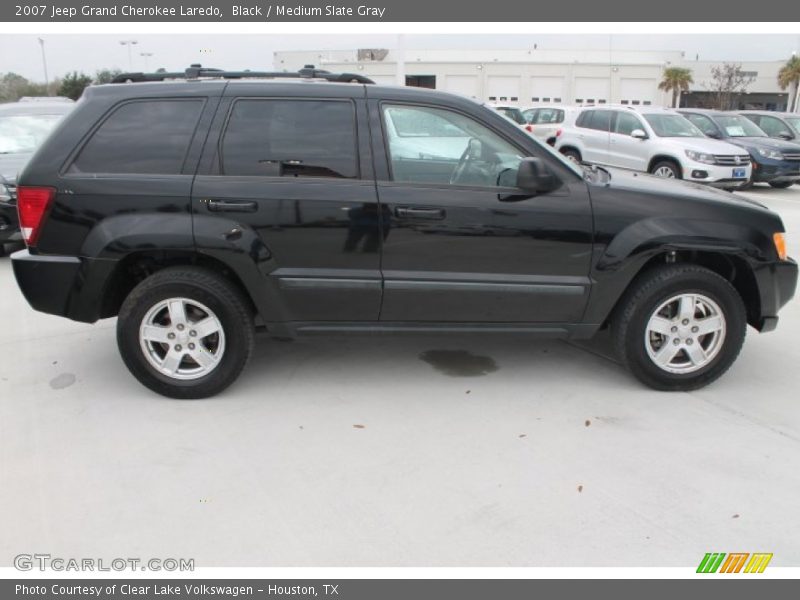 Black / Medium Slate Gray 2007 Jeep Grand Cherokee Laredo