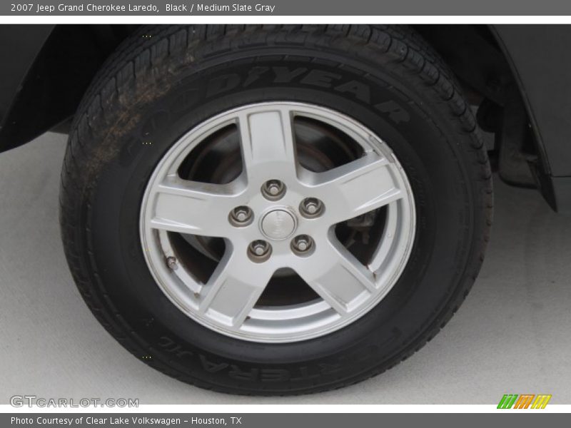 Black / Medium Slate Gray 2007 Jeep Grand Cherokee Laredo