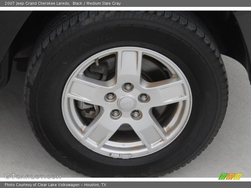 Black / Medium Slate Gray 2007 Jeep Grand Cherokee Laredo