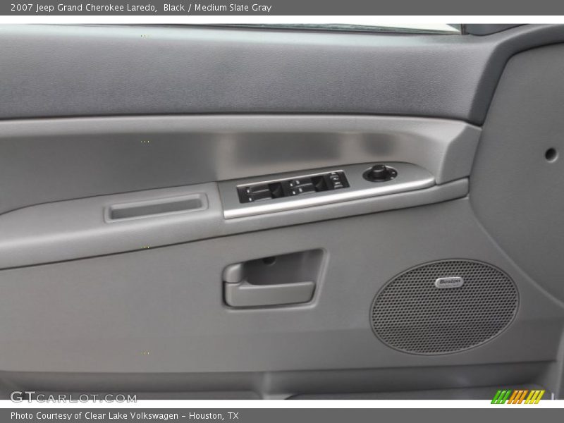 Black / Medium Slate Gray 2007 Jeep Grand Cherokee Laredo