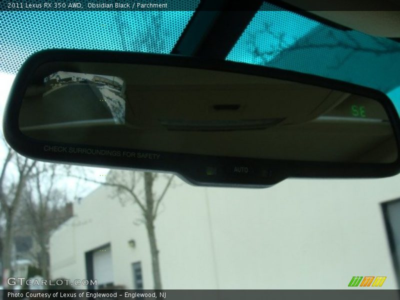 Obsidian Black / Parchment 2011 Lexus RX 350 AWD