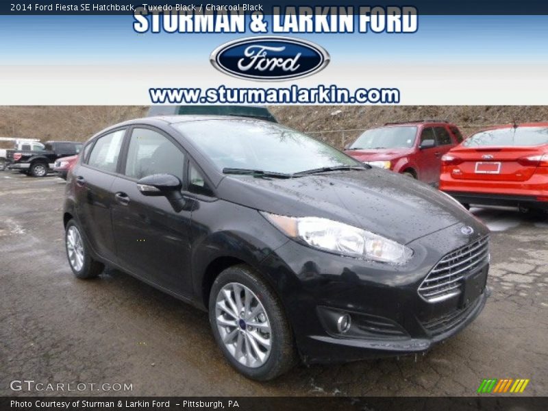 Tuxedo Black / Charcoal Black 2014 Ford Fiesta SE Hatchback