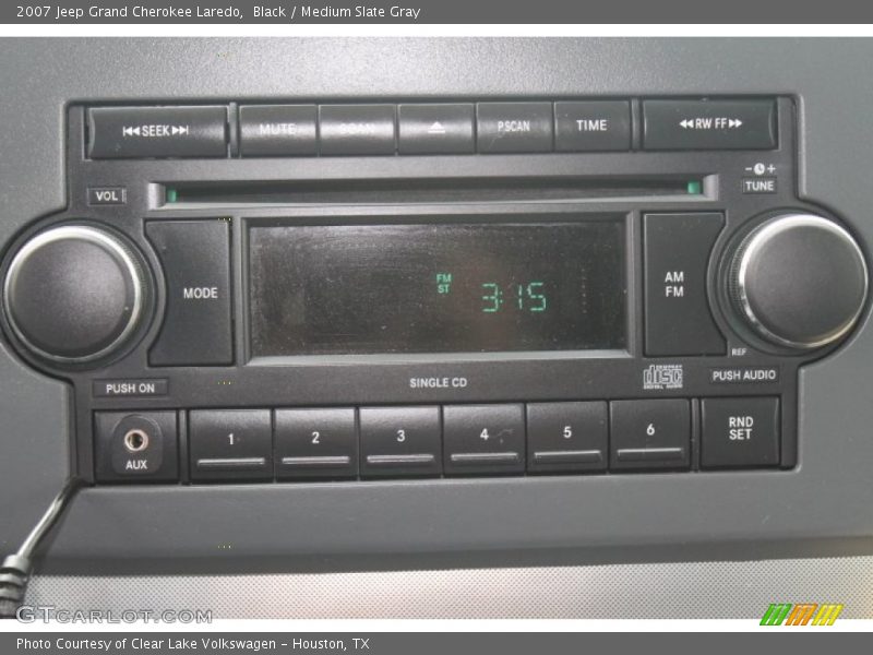 Black / Medium Slate Gray 2007 Jeep Grand Cherokee Laredo