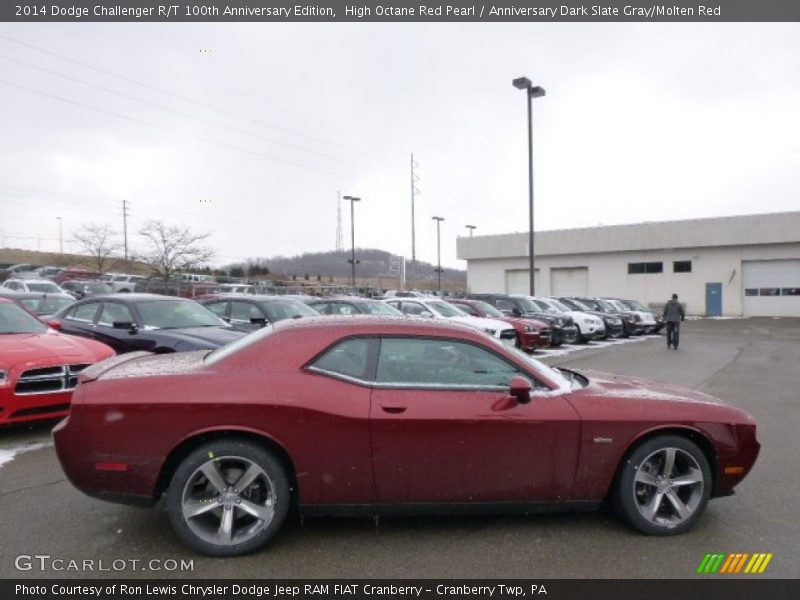High Octane Red Pearl / Anniversary Dark Slate Gray/Molten Red 2014 Dodge Challenger R/T 100th Anniversary Edition