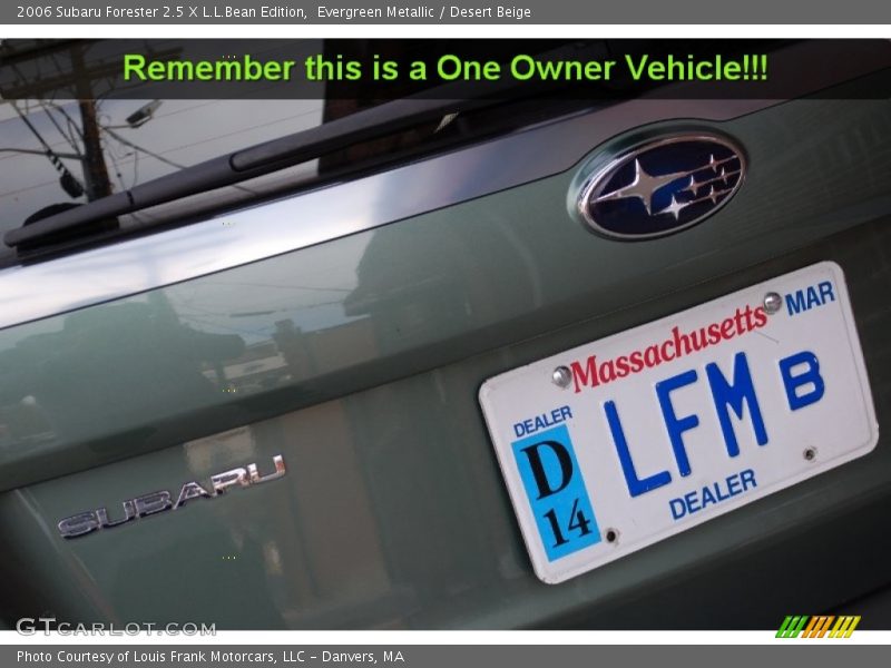 Evergreen Metallic / Desert Beige 2006 Subaru Forester 2.5 X L.L.Bean Edition