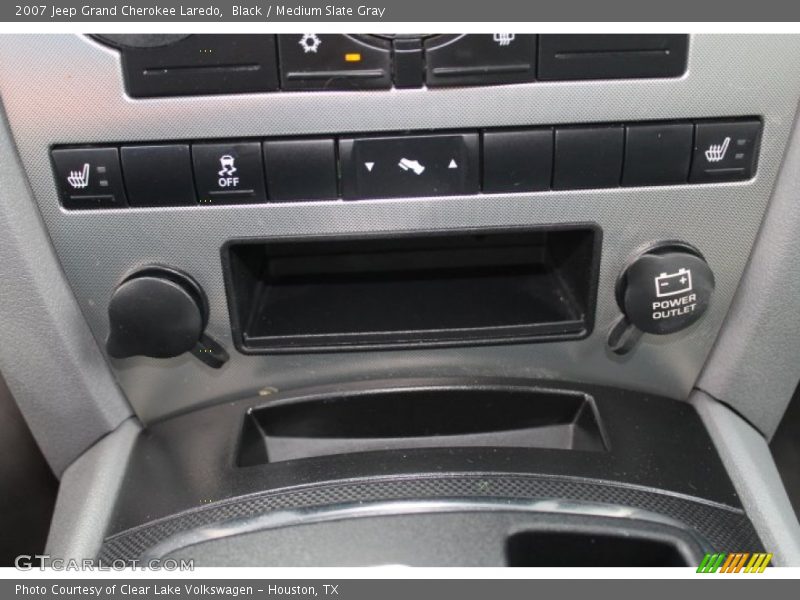 Black / Medium Slate Gray 2007 Jeep Grand Cherokee Laredo