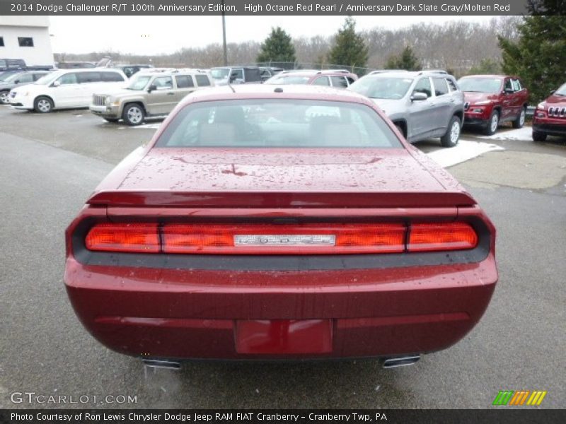 High Octane Red Pearl / Anniversary Dark Slate Gray/Molten Red 2014 Dodge Challenger R/T 100th Anniversary Edition