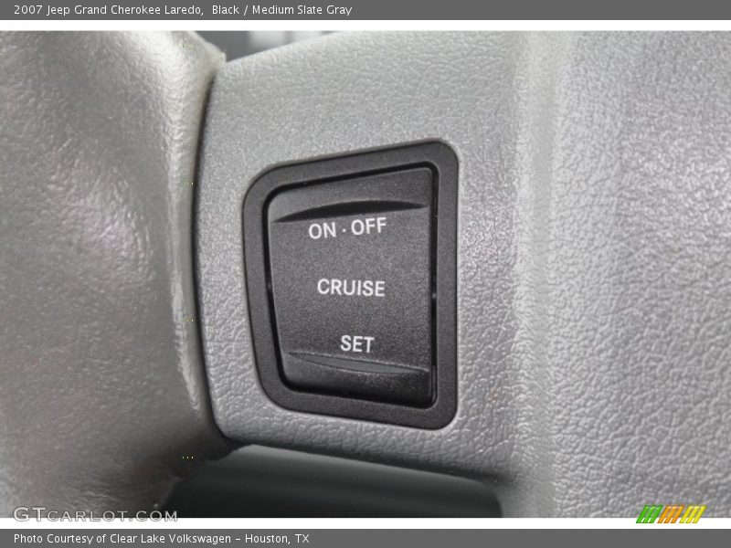 Black / Medium Slate Gray 2007 Jeep Grand Cherokee Laredo