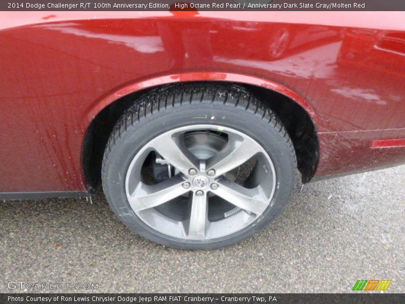 High Octane Red Pearl / Anniversary Dark Slate Gray/Molten Red 2014 Dodge Challenger R/T 100th Anniversary Edition