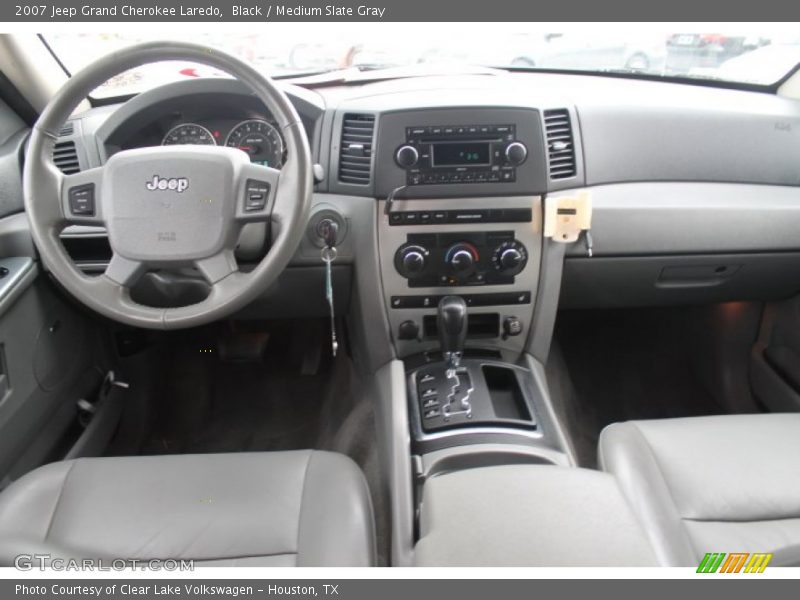 Black / Medium Slate Gray 2007 Jeep Grand Cherokee Laredo